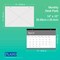 Busy Bees | 2026 14x10 Inch 18 Months Monthly Desk Pad Calendar | July 2025 - December 2026